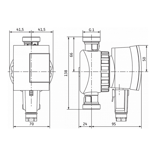 Насос циркуляционный Wilo Star-Z NOVA C, 138 Насос циркуляционный Wilo Star-Z NOVA C, 138