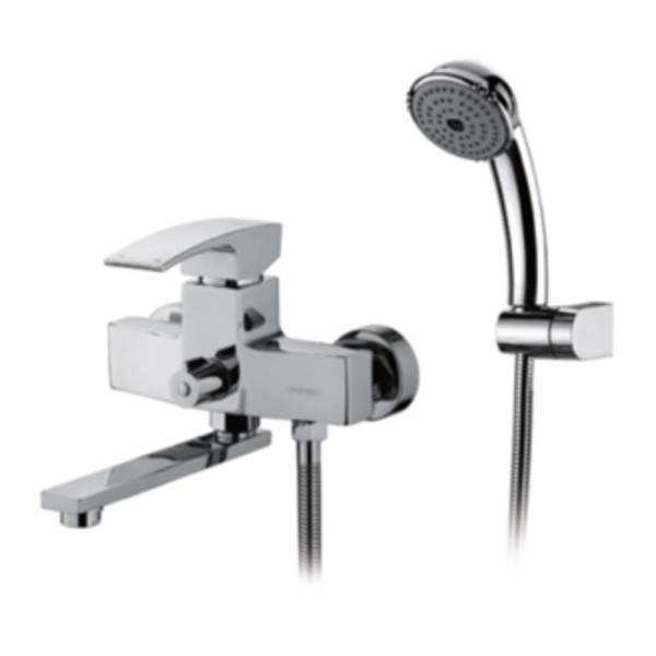 Смеситель для ванны Gerhans K13014 с коротким поворотным изливом