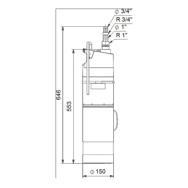 Автоматическая насосная установка системы водоснабжения Grundfos SBA 3-45 A