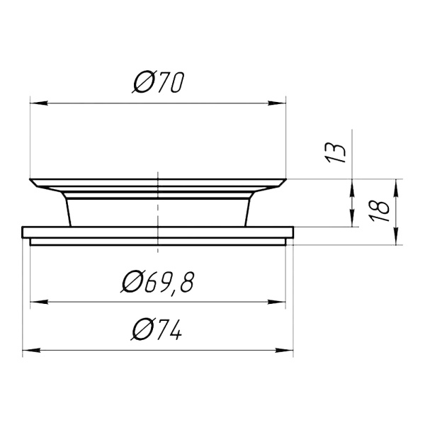 Прокладка 2-х стороняя бабочка Ани Пласт M080