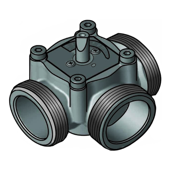 Трехходовой смесительный клапан Meibes НР 1 1/4" арт. EM3-32E-8 Трехходовой смесительный клапан Meibes НР 1 1/4" арт. EM3-32E-8