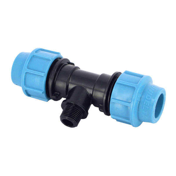 Тройник компрессионный 32 х 1/2"НР х 32 Unidelta