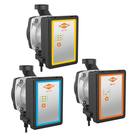 Насос циркуляционный WITA go.tec 25-8-180 (частотный, ШИМ-управление), Huch EnTEC