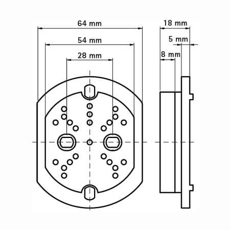 Изолирующая пластина к профилю BISMAT Walraven Изолирующая пластина к профилю BISMAT Walraven
