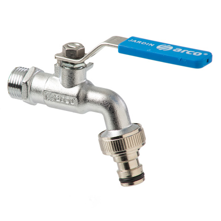Поливочный (садовый) шаровой кран 1/2" х 3/4" 15 мм arco