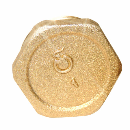 Заглушка латунная НР 3/4" Цветлит