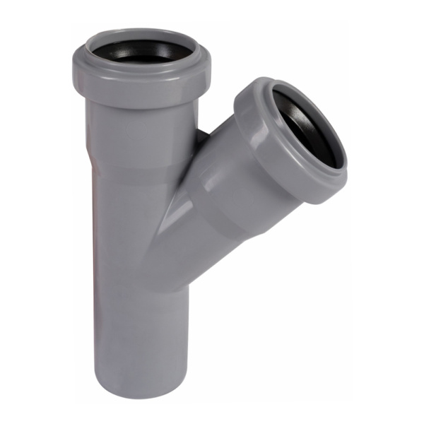 Тройник для внутренней канализации 40 х 40 мм 45° Wavin Тройник для внутренней канализации 40 х 40 мм 45° Wavin