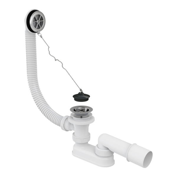 Сифон для ванны с переливом Alcaplast A501, 57 cм Сифон для ванны с переливом Alcaplast A501, 57 cм