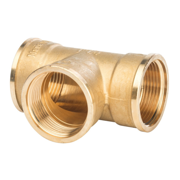 Тройник латунный ВР 1 1/4" General Fittings