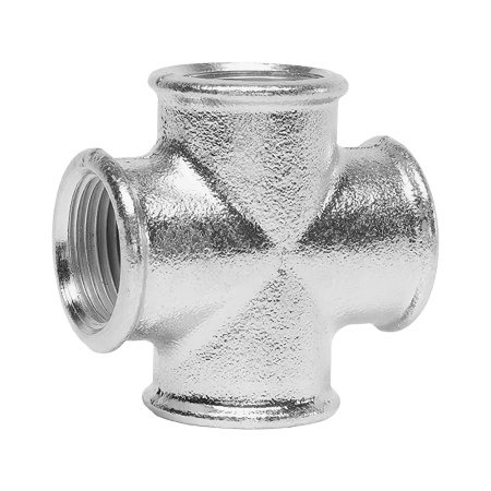 Крестовина оцинкованная чугунная 1 1/2" ВР Platinum Gebo
