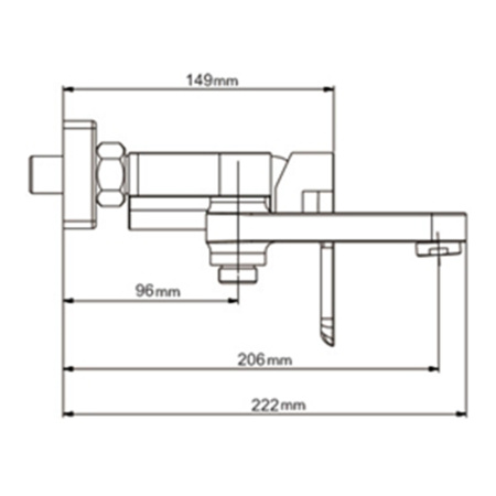 Смеситель для ванны Gappo Noar G3248 белый хром