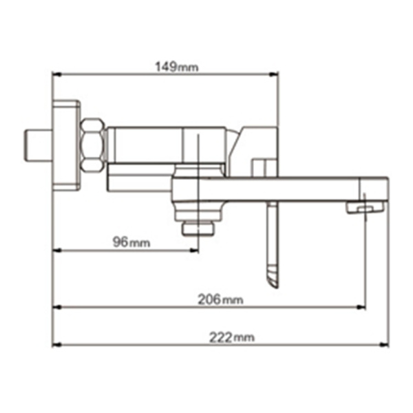 Смеситель для ванны Gappo Noar G3248 белый хром