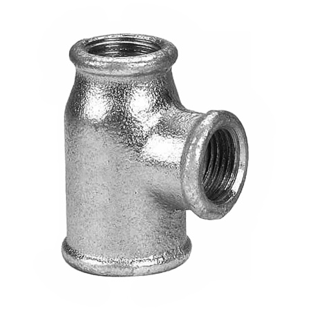 Тройник оцинкованный чугунный 3/4" х 1/2" х 1/2" ВР Trakya Dokum