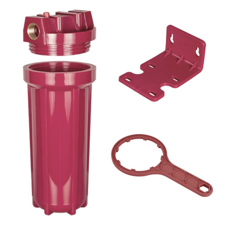 Магистральный фильтр для горячей воды Аквабрайт АБФ-ГОР-1" 10SL