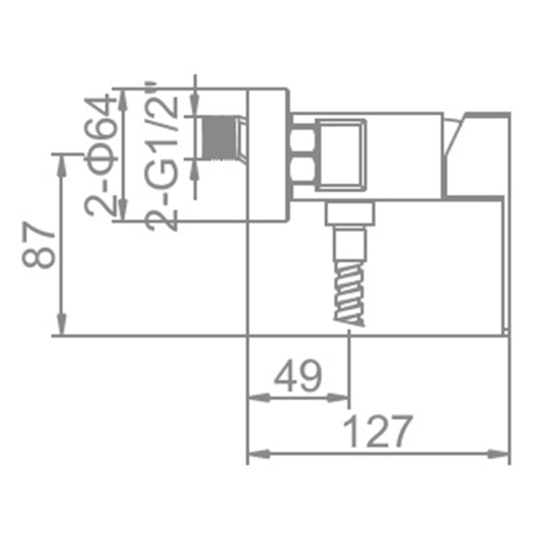 Смеситель для душа Ledeme L72033 Смеситель для душа Ledeme L72033