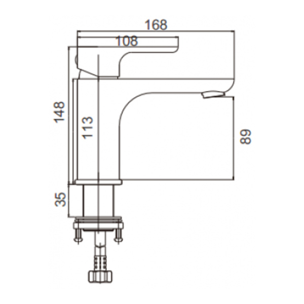 Смеситель для умывальника Gerhans K11015