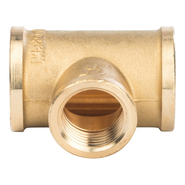 Тройник переходной латунный ВР 3/4" x 1/2" x 3/4" General Fittings