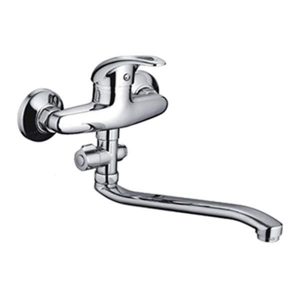 Смеситель для ванны Frap F2103 с длинным изливом хром