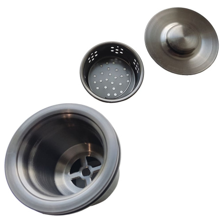 Мойка кухонная Diadonna ДS6050B (600 х 500 х 200мм)