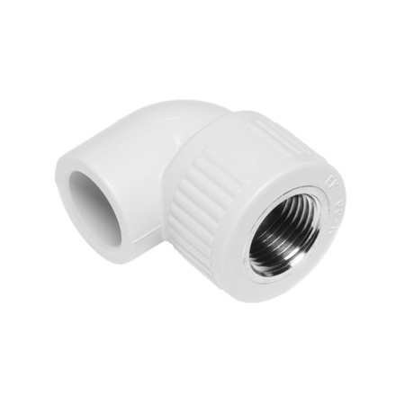Угол 90° ПП белый 25 х 3/4"ВР Wavin Ekoplastik Чехия