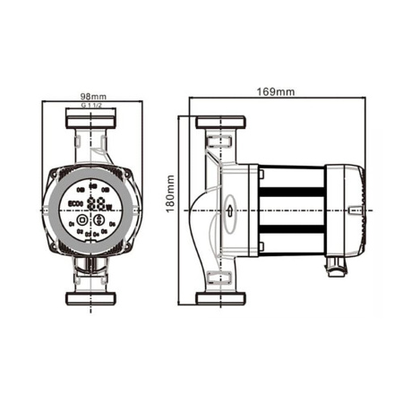 Насос циркуляционный IBO BETA 2 25-60/180 Насос циркуляционный IBO BETA 2 25-60/180