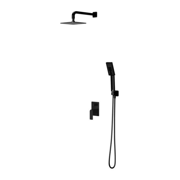 Душевая система скрытого монтажа Omnires Baretti BLACK SYSВА10BL