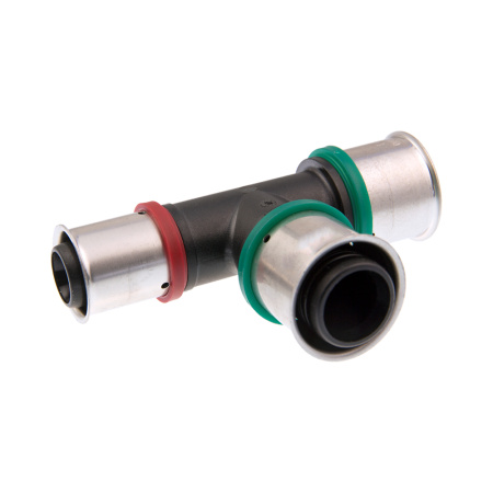 Пресс тройник 20 х 2.0 х 20 х 2.0 х 16 х 2.0 KAN-Therm