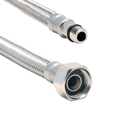 Гибкий шланг для смесителя Tucai 50 см гайка 1/2" х M10 игла короткая