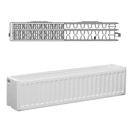 Радиатор стальной панельный Kermi WKL Kompakt тип 33 200 х 1300 мм (FKO330213W02)