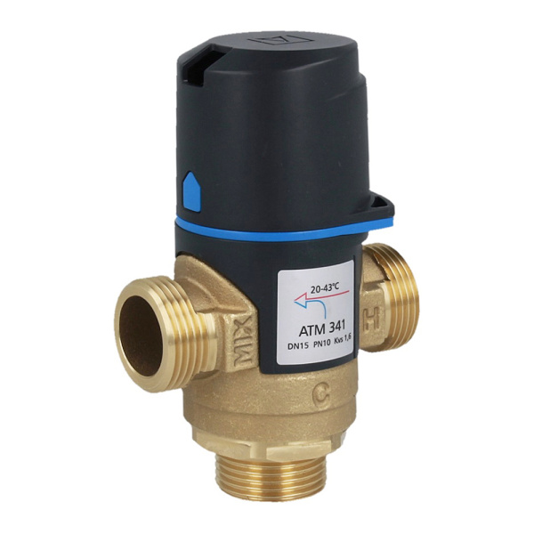Термостатический смесительный клапан 3/4"НР (20-43°С) ATM 341 Afriso
