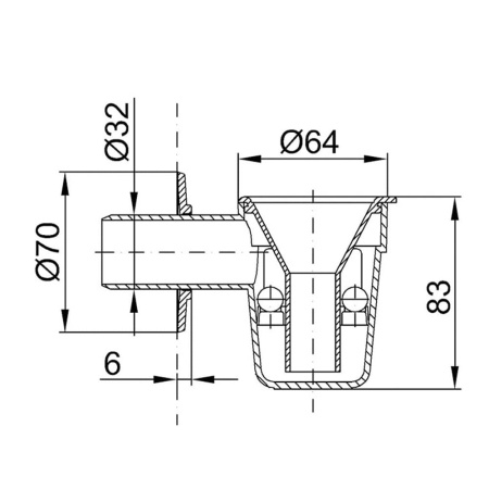 Воронка для сбора конденсата STYRON арт. STY-517-1-K хромированная Воронка для сбора конденсата STYRON арт. STY-517-1-K хромированная