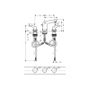 Смеситель для раковины Hansgrohe Novus 71140000 Смеситель для раковины Hansgrohe Novus 71140000