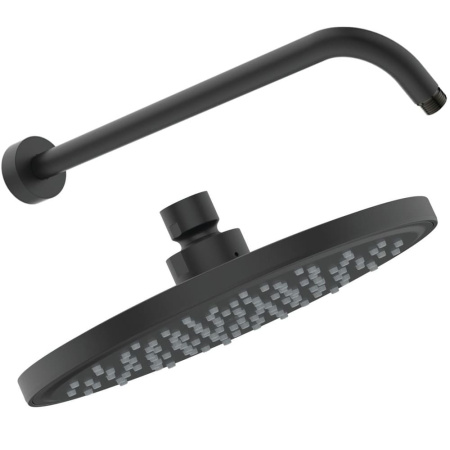 Душевая система скрытого монтажа Ideal Standard Ceraline Black 6 в 1, чёрный (верхний душ 200 мм)