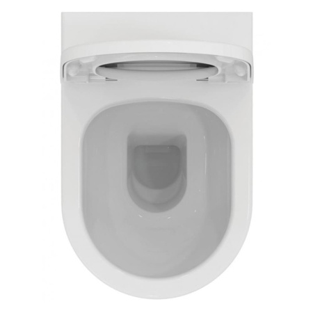 Унитаз подвесной безободковый Ideal Standard Ellisse RimLS с крышкой Soft Close с плавным закрытием