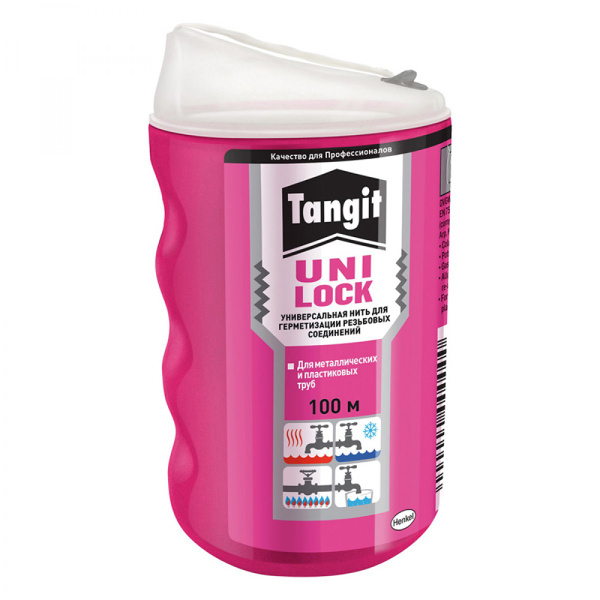 Tangit Uni-Lock, 100 м. Нить для герметизации резьбовых соединений