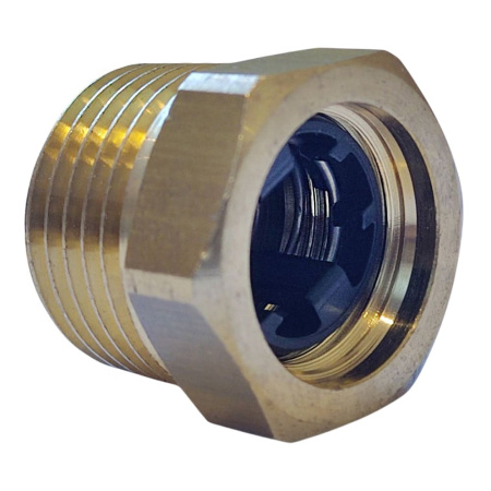 Клапан отсечной для воздухоотводчика 3/8"ВР х 1/2"НР Afriso