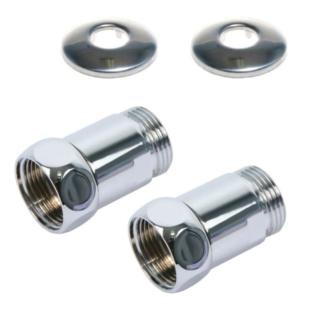 Соединение прямое для полотенцесушителя 3/4"ВР х 3/4"НР SMART