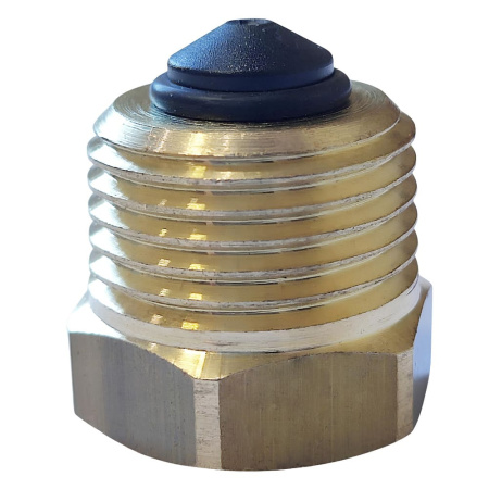 Клапан отсечной для воздухоотводчика 3/8"ВР х 1/2"НР Afriso