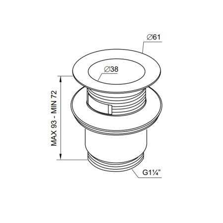 Выпуск для умывал. 1 1/4" латунь хром, CLICK-CLAK Prevex Выпуск для умывал. 1 1/4" латунь хром, CLICK-CLAK Prevex