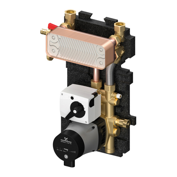 Смесительный модуль для настенного котла Thermix HE с насосом Alpha2 15-60 (20 пластин) Meibes