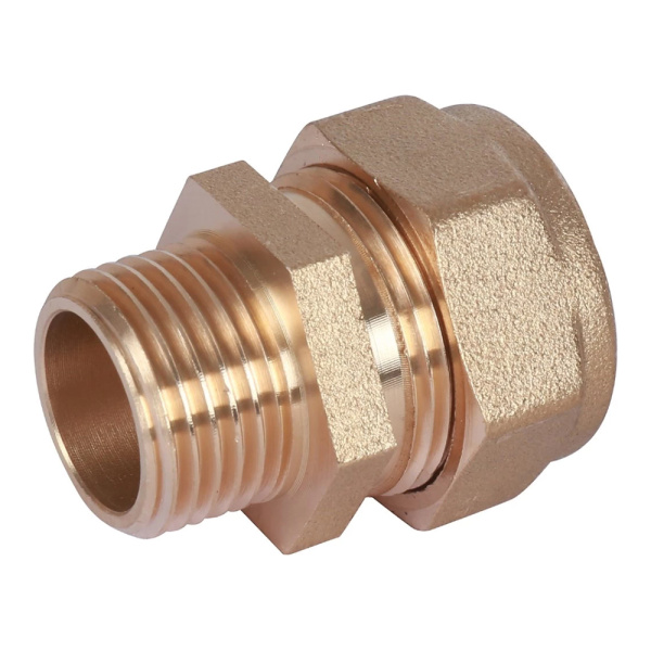 Муфта латунная Neptun IWS (M) 15 х 1/2" EF наружная резьба