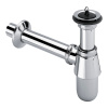 Сифон хромированный с выпуском для умывальника 1"1/4 х 32 мм Viega