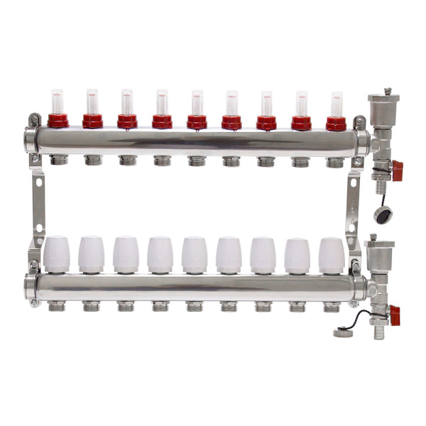 Гребенка для теплого пола APE на 9 выходов