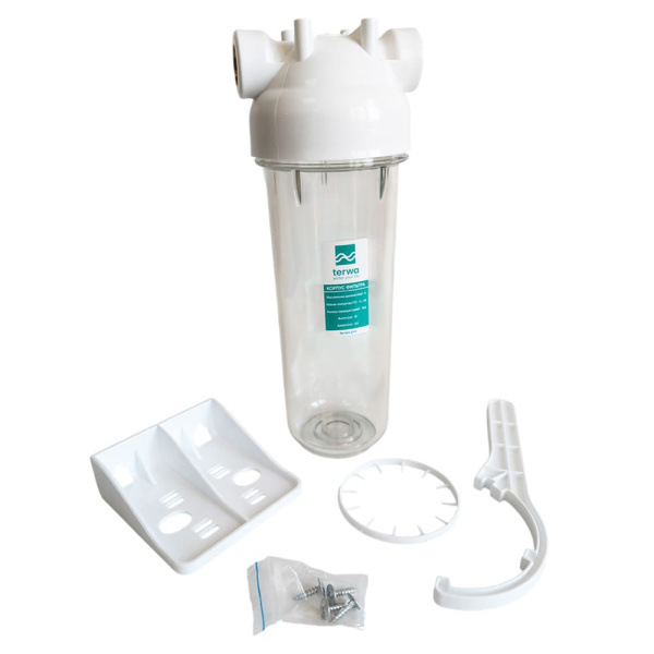 Магистральный фильтр для холодной воды Terwa Магистр 10SL, 1/2" (прозрачный)