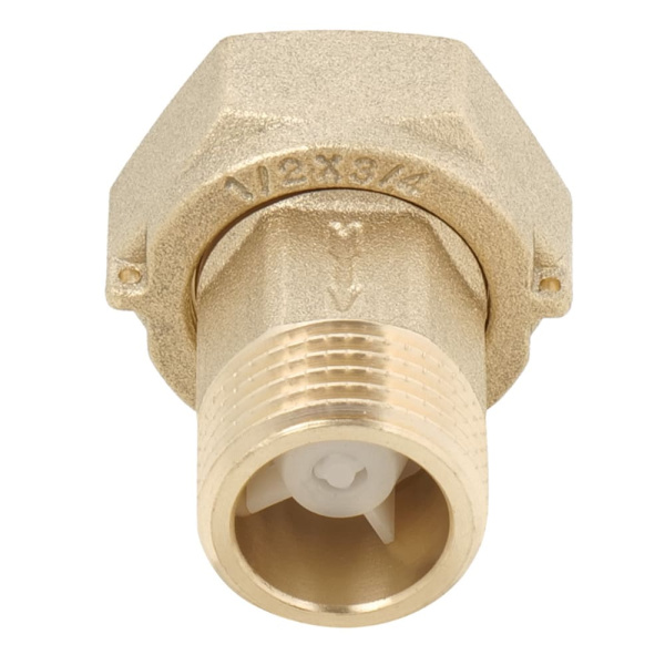 Американка с обратным клапаном для счетчика воды 1/2 "НР x 3/4" ВР VIEIR