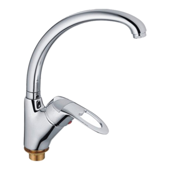 Смеситель для кухонной мойки Frap F4105-2 высокий хром