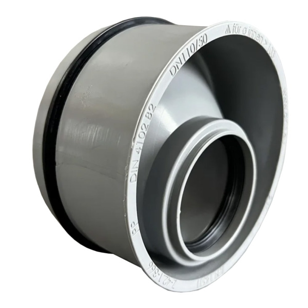 Переходник эксцентрический DN 110/50 мм для срезанной трубы Airfit