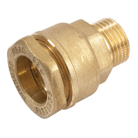 Муфта компрессионная ЛАТУННАЯ 32 х 1"НР General Fittings