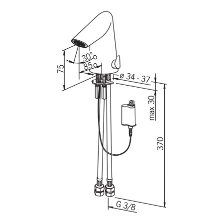Смеситель для умывальника Oras Optima 1714F