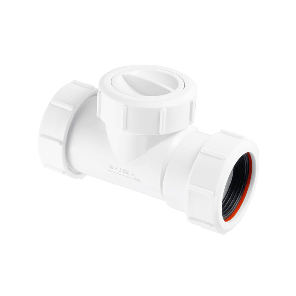 Обратный клапан для канализаци McALPINE арт. T28M-NRV-40 40 мм